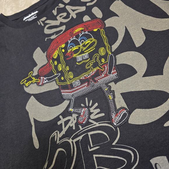 Nickelodeon SpongeBob SquarePants graphic t-shirt - 22" PTP BUT listed as 2XL - Picture 6 of 6